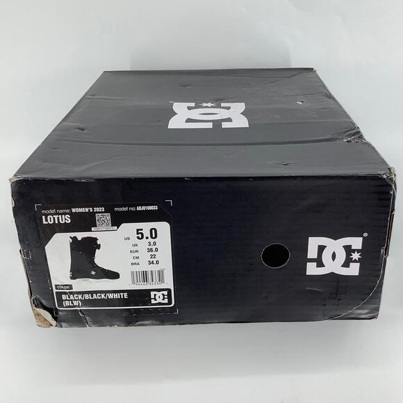 DC Women's Size 5 Black/White/Pink Lotus 2023 Step On Snowboard Boots W BR4-4 - Picture 10 of 11